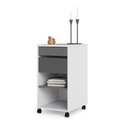 Function Plus Mobile File Cabinet 2 Drawers 1 Shelf – FTG, view 9