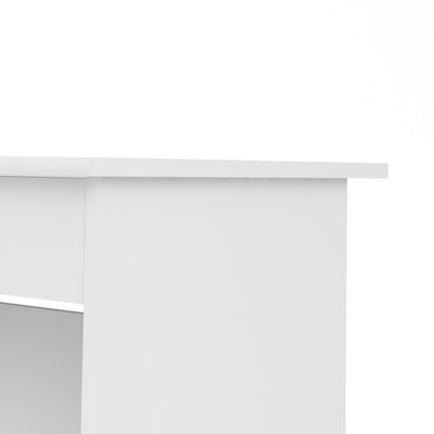 Function Plus 4 Drawer Desk Handleless Drawer in White – FTG, view 7