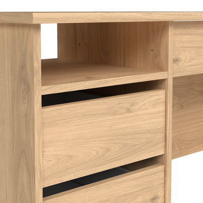 Function Plus 4 Drawer Desk Handleless Drawer in Jackson Hickory Oak – FTG, view 7