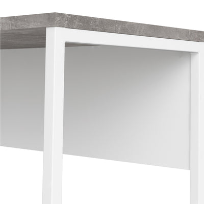 Function Plus Corner Desk 2 Drawers in White and Grey – FTG, view 10