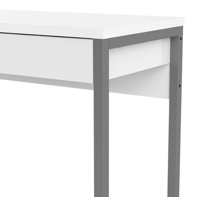 Function Plus Desk 2 Drawers in White High Gloss – FTG, view 8