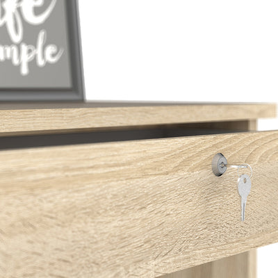 Function Plus Desk 5 Drawers in Oak – FTG, view 9