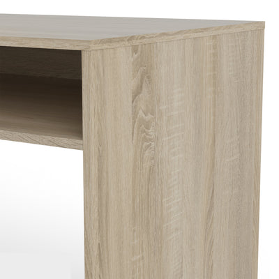 Function Plus Desk Multi Functional Desk with Drawer and 1 Door in White and Oak – FTG, view 7