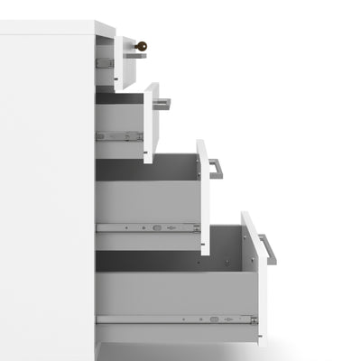 Prima Mobile Cabinet in White – FTG, view 12
