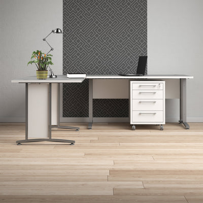 Prima Mobile Cabinet in White – FTG, view 6