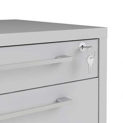 Prima Mobile Cabinet in White – FTG, view 9