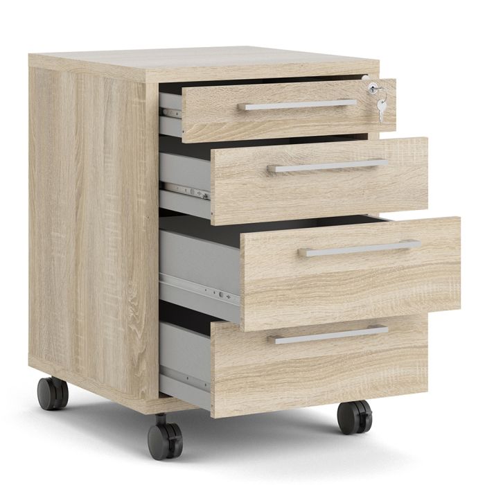 Prima Mobile Cabinet in Oak – FTG, view 4