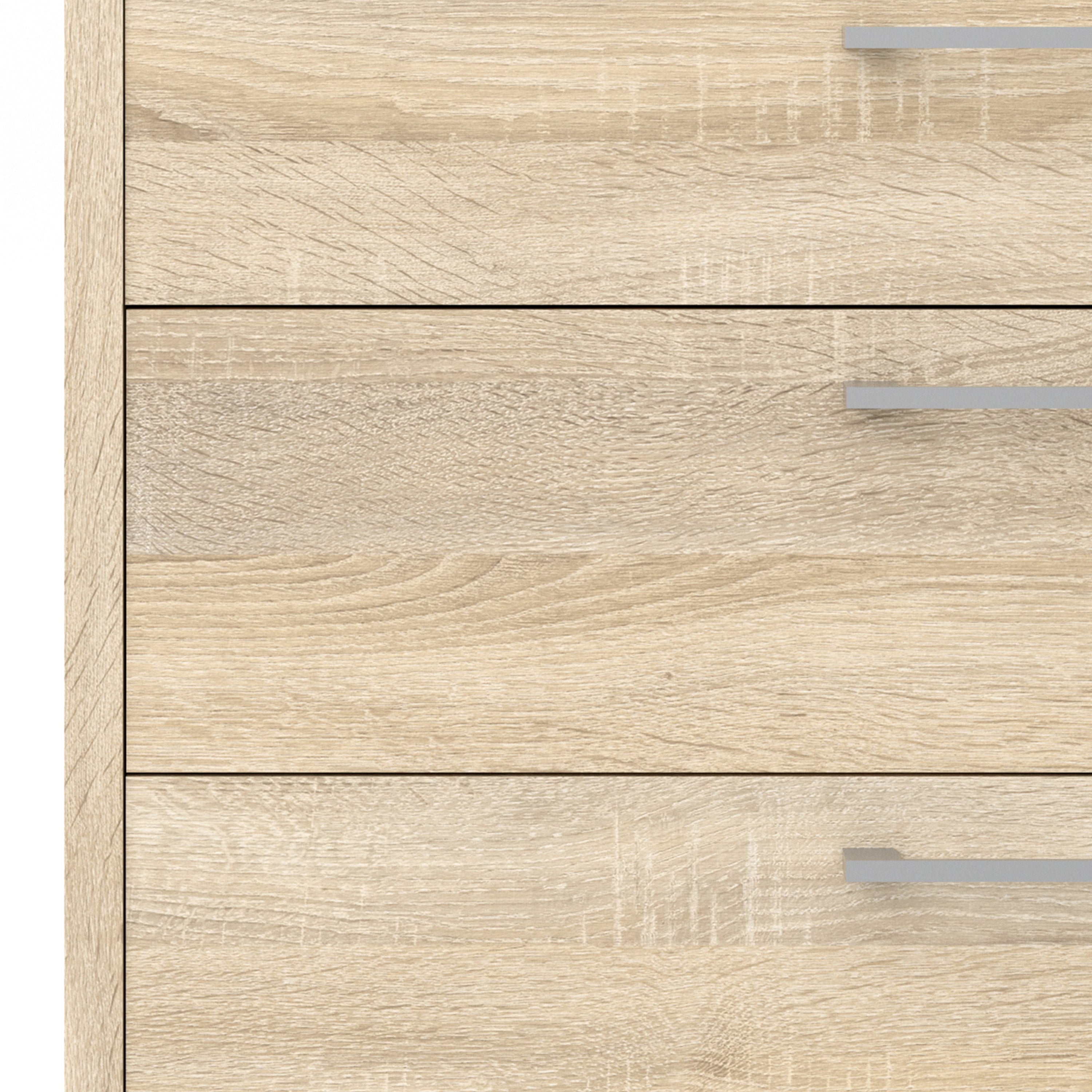 Prima Bookcase 2 Shelves With 2 Drawers 2 File Drawers In Oak – FTG, view 7