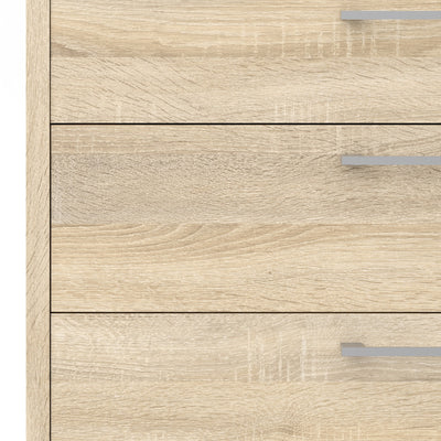 Prima Bookcase 2 Shelves With 2 Drawers 2 File Drawers In Oak – FTG, view 7