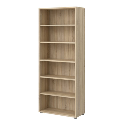 Prima Bookcase 5 Shelves in Oak – FTG, view 3