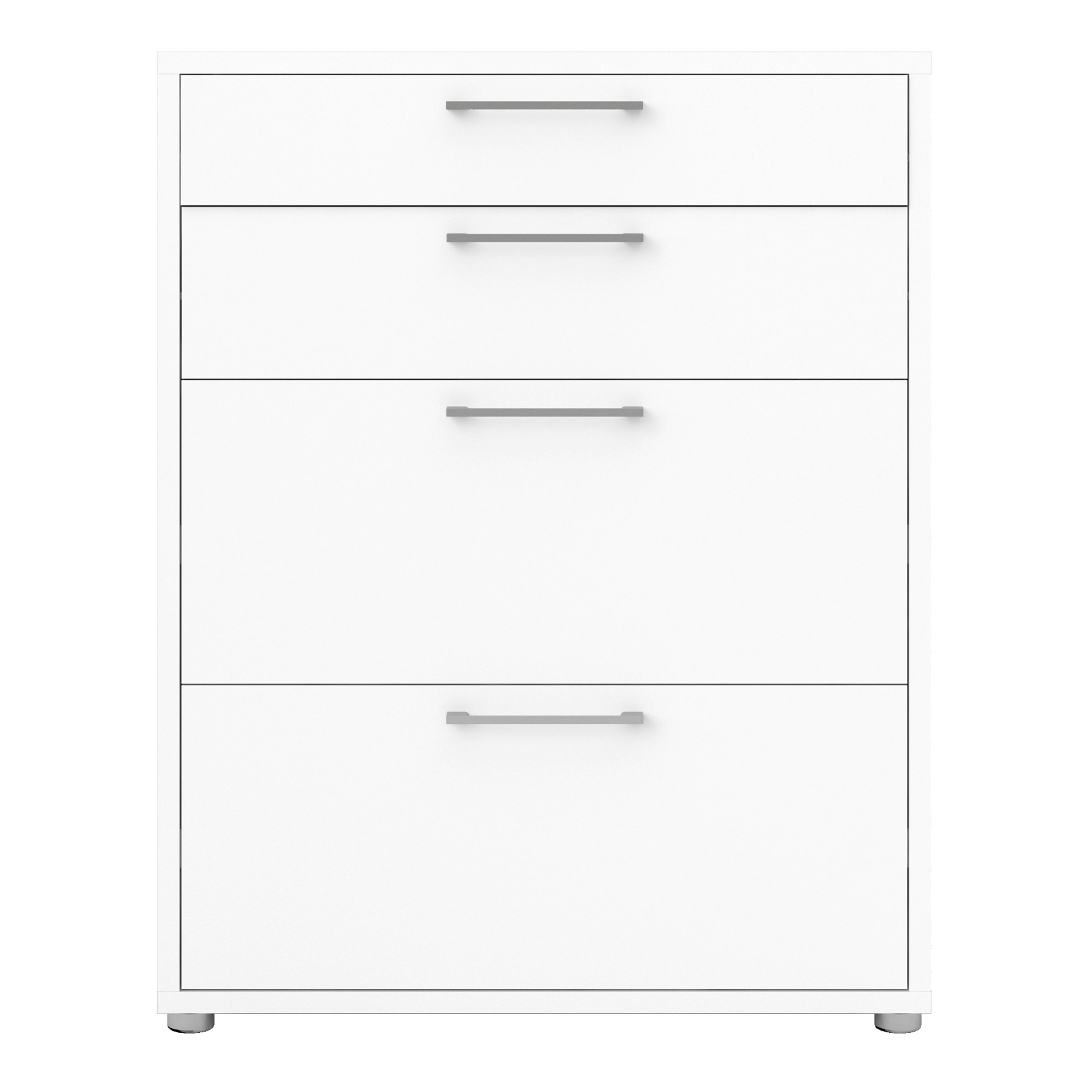 Prima Office Storage with 2 Drawers 2 File Drawers In White – FTG, view 2