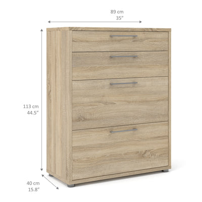Prima Office Storage with 2 Drawers 2 File Drawers In Oak – FTG, view 10