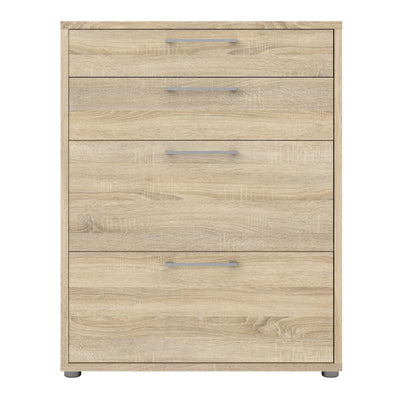Prima Office Storage with 2 Drawers 2 File Drawers In Oak – FTG, view 2