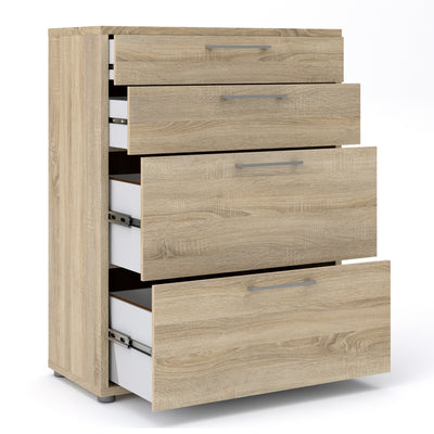 Prima Office Storage with 2 Drawers 2 File Drawers In Oak – FTG, view 4