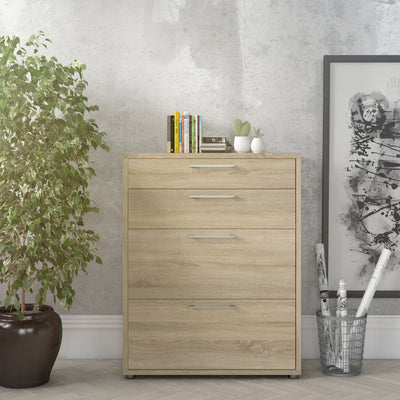Prima Office Storage with 2 Drawers 2 File Drawers In Oak – FTG, view 5