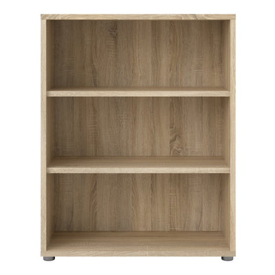 Prima Bookcase 2 Shelves in Oak – FTG, view 2