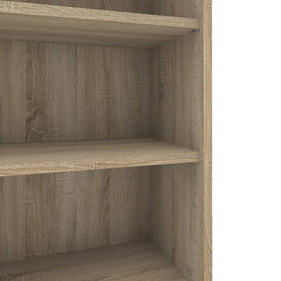 Prima Bookcase 2 Shelves in Oak – FTG, view 6