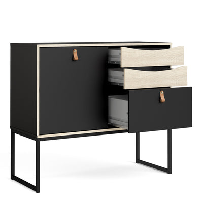 Stubbe Sideboard with 1 Door 3 Drawers – FTG, view 6