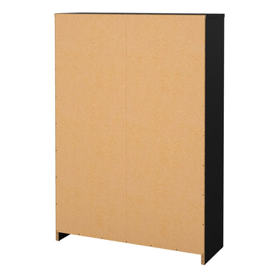 Shoes Shoe Cabinet 2 Flip Down Doors + 1 Drawer in Matt Black – FTG, view 5