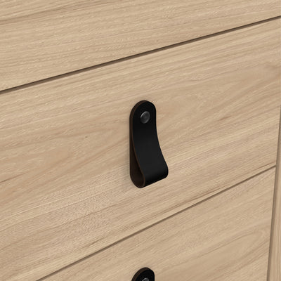 Barcelona Bedside Table 2 Drawers in Jackson Hickory Oak – FTG, view 8