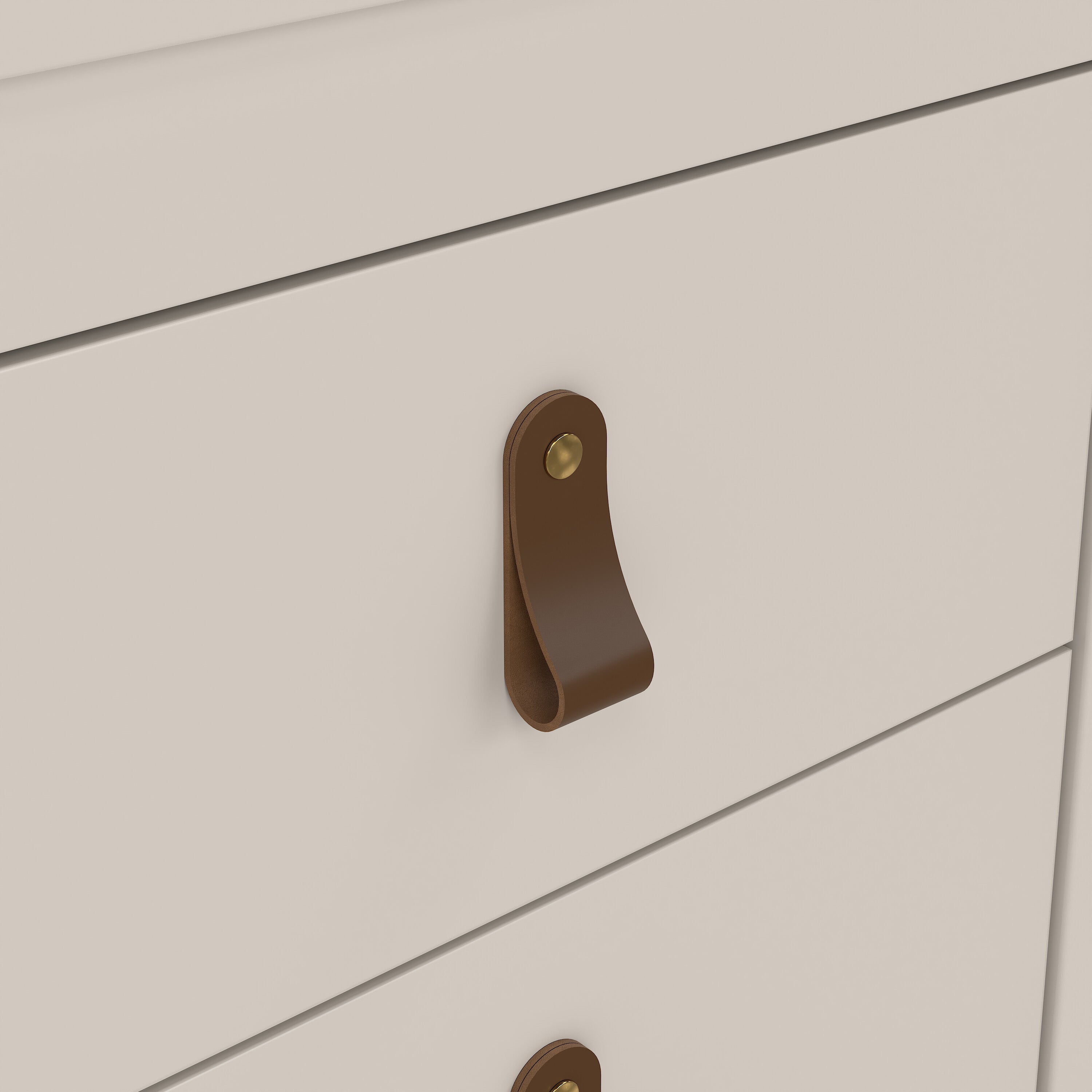 Barcelona Bedside Table 2 Drawers in Cashmere – FTG, view 9