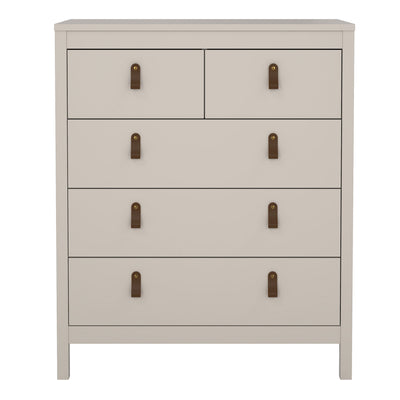 Barcelona Chest 3+2 Drawers in Cashmere – FTG, view 4
