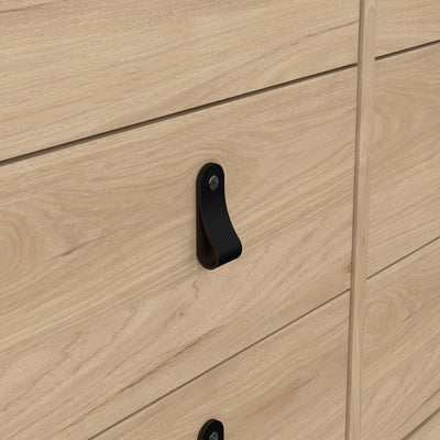 Barcelona Double Dresser 4+4 Drawers in Jackson Hickory Oak – FTG, view 8