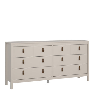 Barcelona Double Dresser 4+4 Drawers in Cashmere – FTG