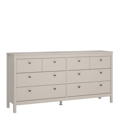 Barcelona Double Dresser 4+4 Drawers in Cashmere – FTG, view 3