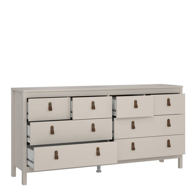 Barcelona Double Dresser 4+4 Drawers in Cashmere – FTG, view 7
