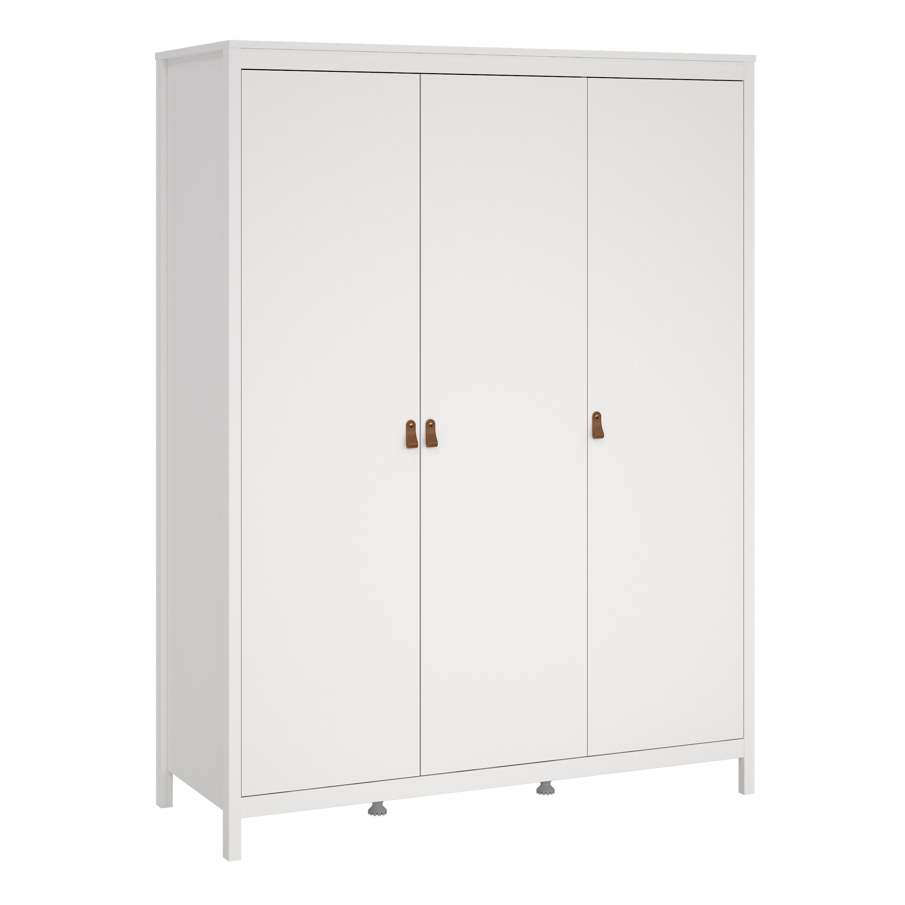 Barcelona Wardrobe with 3 Doors in White – FTG
