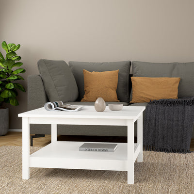 Barcelona Coffee Table in White – FTG, view 5