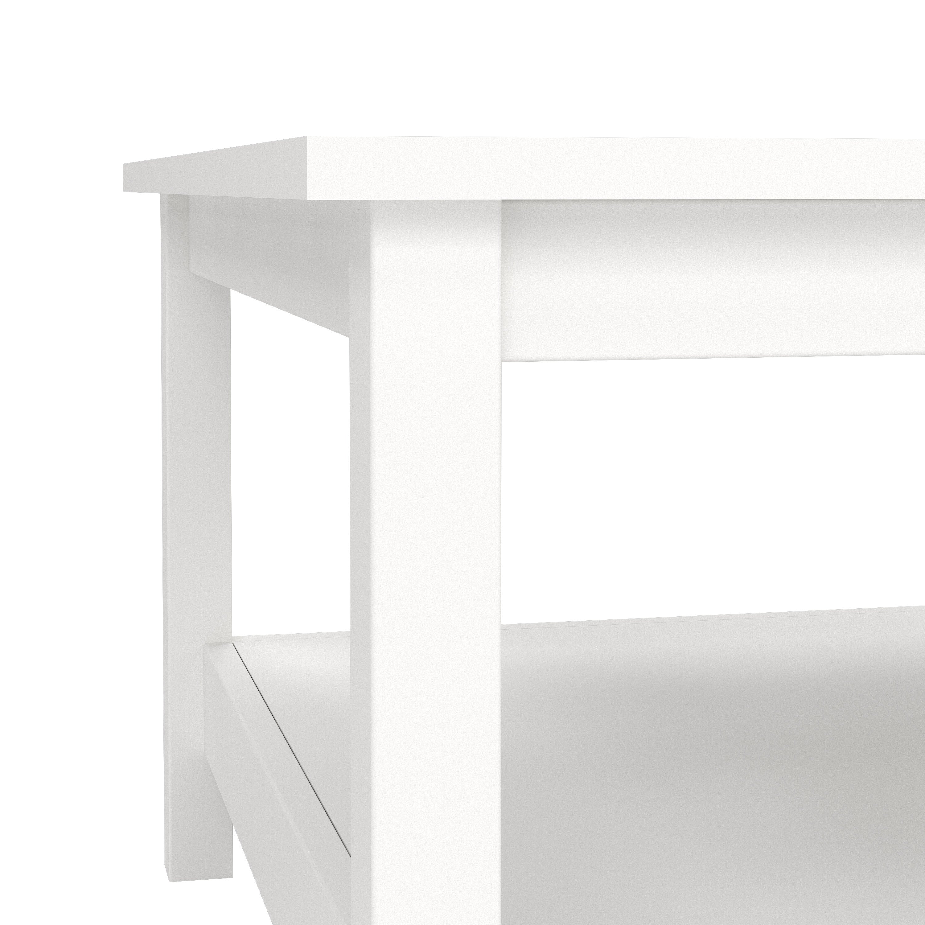 Barcelona Coffee Table in White – FTG, view 6