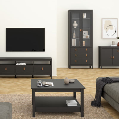 Barcelona Coffee Table in Matt Black – FTG, view 5
