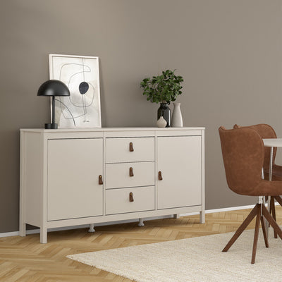 Barcelona Sideboard 2 Doors + 3 Drawers in Cashmere – FTG, view 2