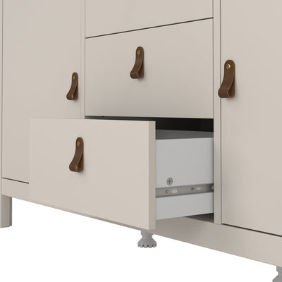 Barcelona Sideboard 2 Doors + 3 Drawers in Cashmere – FTG, view 9