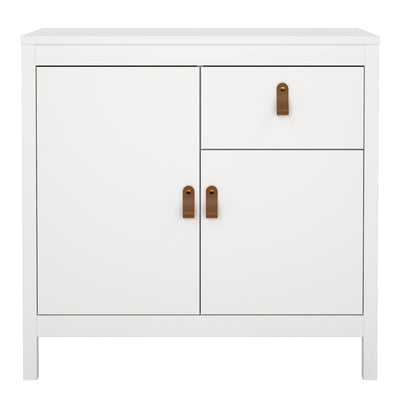 Barcelona Sideboard 2 Doors 1 Drawer in White – FTG, view 2