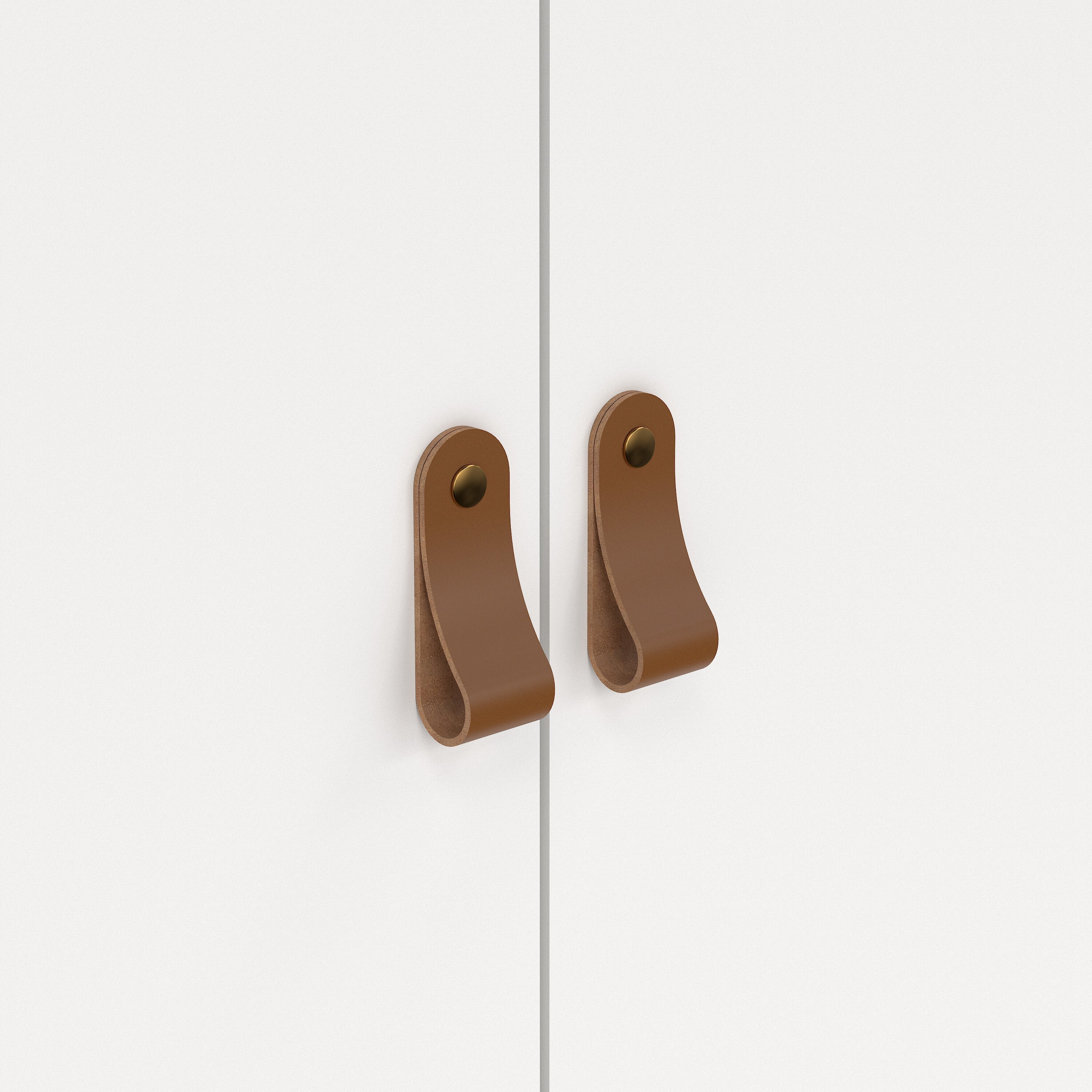 Barcelona Wardrobe with 2 Doors in White – FTG, view 7