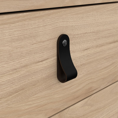 Barcelona Desk 3 Drawers in Jackson Hickory Oak – FTG, view 8