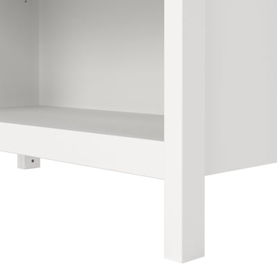 Barcelona Bookcase in White – FTG, view 8