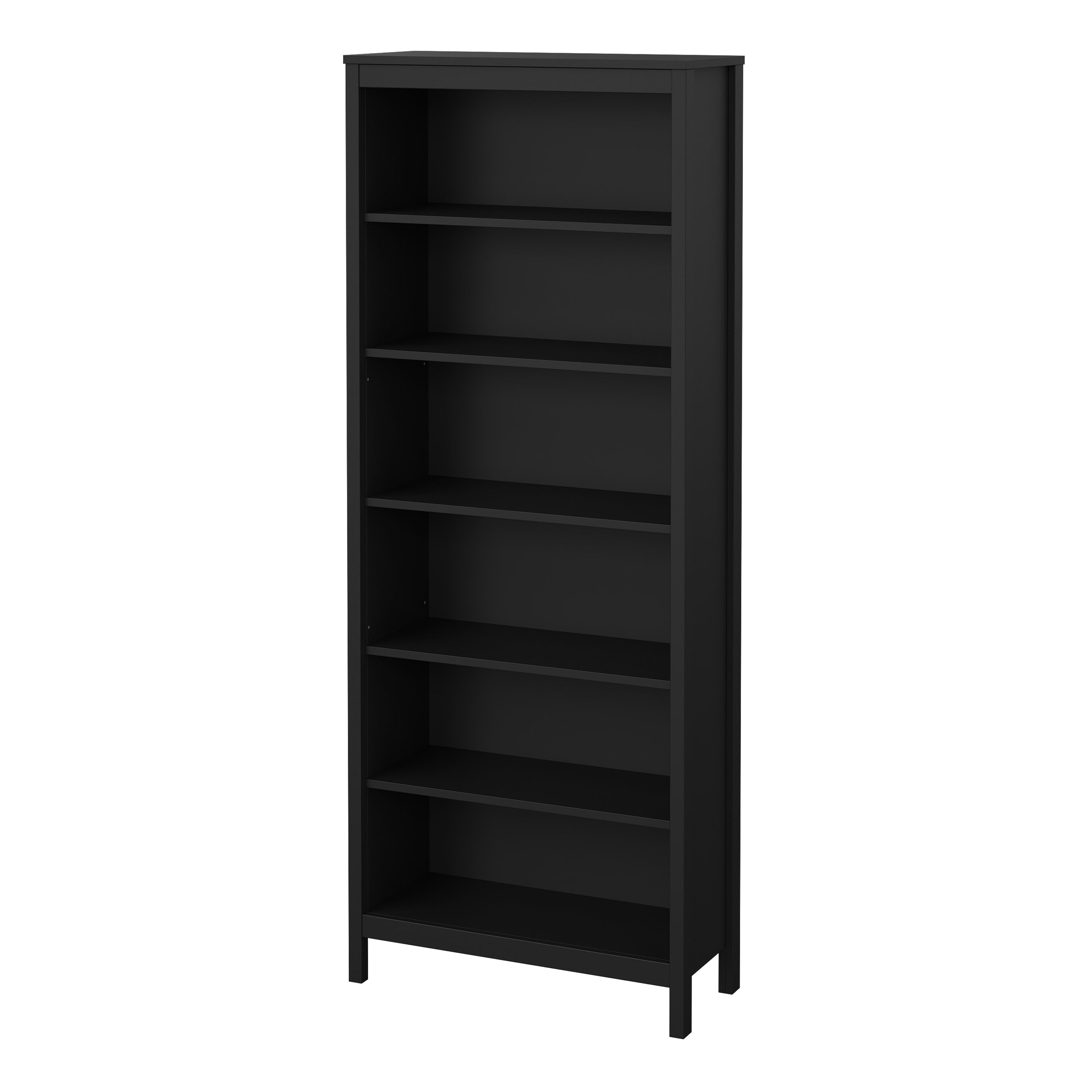 Barcelona Bookcase in Black – FTG, view 3