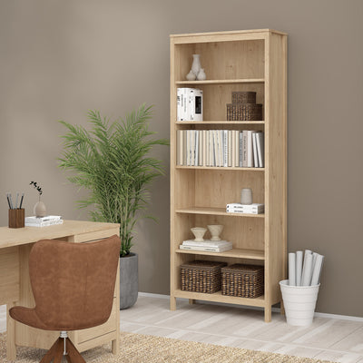 Barcelona Bookcase in Jackson Hickory Oak – FTG, view 6