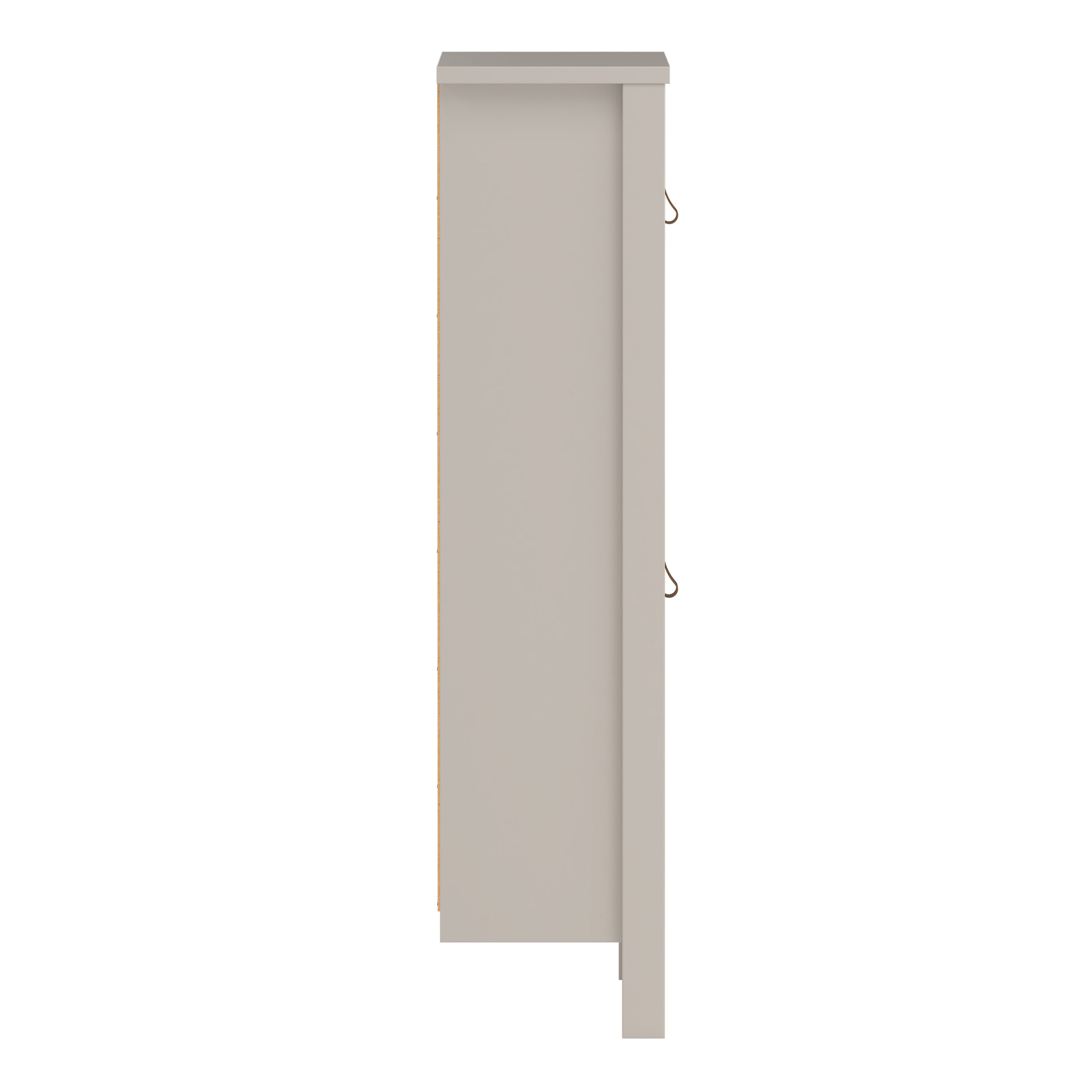 Barcelona Shoe Cabinet 2 Flip Down Doors in Cashmere – FTG, view 6