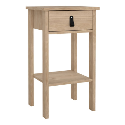 Barcelona Bedside Table with 1 Drawers in Jackson Hickory Oak – FTG