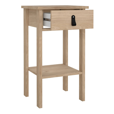 Barcelona Bedside Table with 1 Drawers in Jackson Hickory Oak – FTG, view 6
