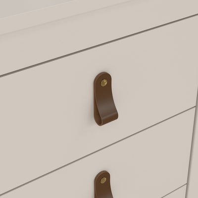 Barcelona Bedside Table 3 Drawers in Cashmere – FTG, view 8