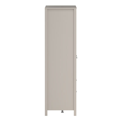 Madrid Wardrobe with 2 Doors + 1 Mirror Door + 2 Drawers in Cashmere – FTG, view 4