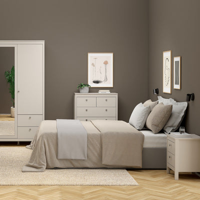 Madrid Bedside Table 2 Drawers in Cashmere – FTG, view 6