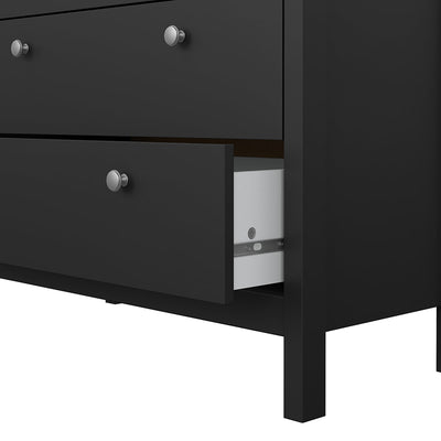 Madrid Chest 3+2 Drawers in Matt Black – FTG, view 11