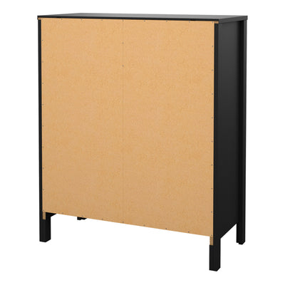 Madrid Chest 3+2 Drawers in Matt Black – FTG, view 4